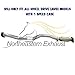 Exhaust Front Pipe Front Y Pipe Kit Compatible for 2014-2018 Jeep Cherokee 3.2L | Stainless Steel | Northeastern Exhaust | Free Gaskets and Clamp Included | Automotive Replacement Part