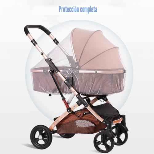 Miniatura 6 de Sskhe Paquete De 2 Mosquiteras Universales, Mosquitera Ligera Y Portátil Para Cochecitos, Cuna De Transporte Y Camas De Viaje, Lavable A Máquina, Elástica Y Transpirable
