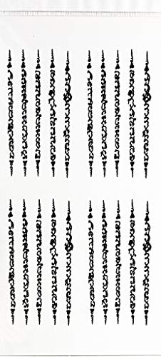 PP TATTOO 1 Sheet Muay Thai Sak Yant Thai Temple Tattoo Antique Pattern Yantra Magic Kill not die Tattoos Body Art Fake Tattoo for Women Men Teens Arm Temporary Tattoo Body Sticker