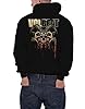 Volbeat Hoodie Bleeding Crown Skull Band Logo Official Mens Black Pullover S #1