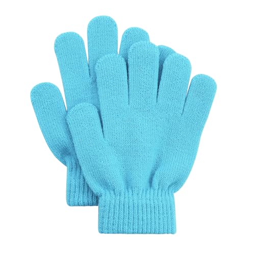 American Trends Toddler Magic Gloves Kids Winter Gloves Toddler Warm Mittens Kids Knitted Mittens for Baby Boys Girls