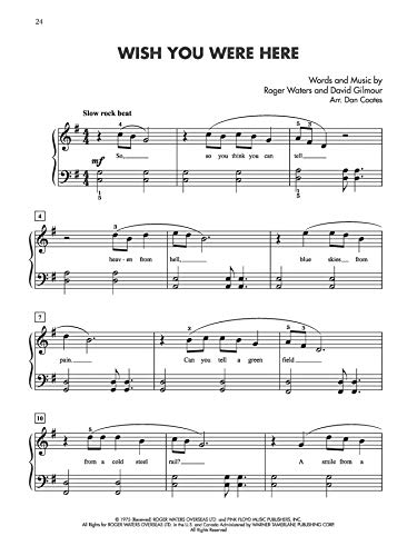 Classic Rock Hits For Teens, Bk 1: 7 Graded Selections For Early Intermediate Pianists #TOP6