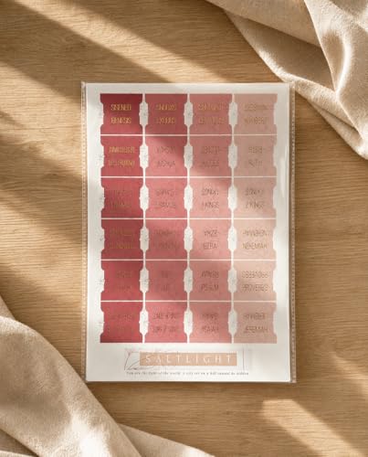 Separadores bíblicos laminados mate en tono rosa viejo para mujer
