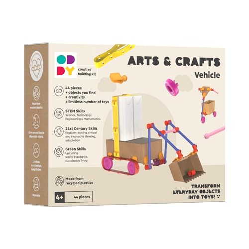 Oddy Arts & Crafts Creative Vehicle Building Kit - Eco-Friendly