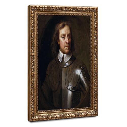 Impression sur toile Oliver Cromwell pour décoration de salon et bureau | Cadre 50,8x76,2 cm