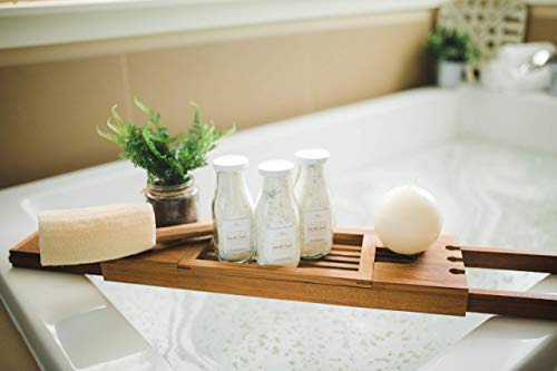 Lavender Bath Milk Soak. Handcrafted Organic Bath Soak Local Ingredients In A Glass Bottle And Made In The Usa. Milk Bath Soak. (11 Oz). #TOP4