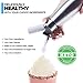 ICO Whipped Cream Charger, 100pcs, 8g N2O Nitrous Oxide Cartridges for Whipped Cream Dispenser, Cream Charger for Whipped Cream Maker