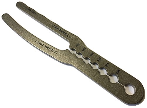Grip-n-pull large rifle bullet puller (calibers 8mm, 338, 375, 41…