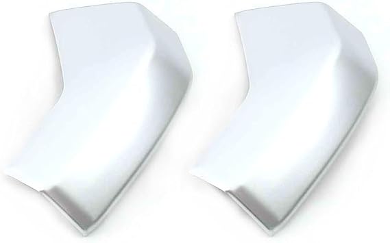 Car Accessories Fit for Toyota Land Cruiser Prado FJ150 2018-2021 ABSMatte Silver Interior Armrest Box Rear Corner Cover Trim 2PCS Set