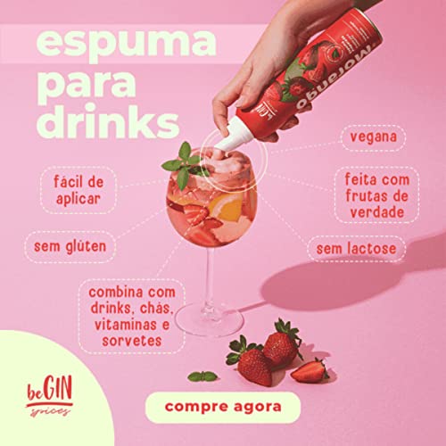 Espuma de Morango 200ml - Begin Spices
