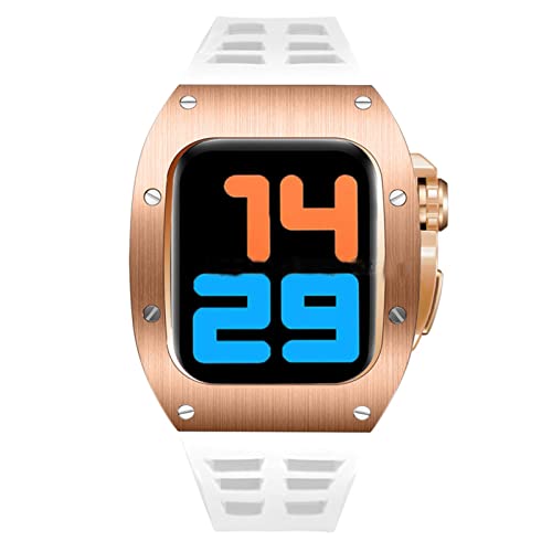 Kit de modification luxe pour Apple Watch boîtier acier et bracelet
