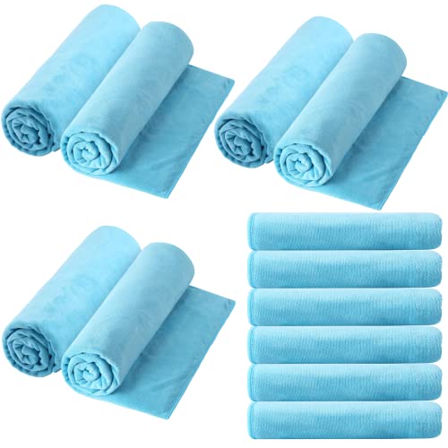 Tegeme 6 Pcs Microfiber Bath Towel, 30 X 60 Inch, Quick Drying, Oversized, Soft, Very Absorbent And Extra Large Fitness Towel Fast Drying Washcloth For Fitness, Bathroom, Sports, Yoga (Royalblue) #TOP12
