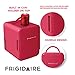CURTIS EFMIS129-RED Frigidaire Retro Mini Compact Beverage Refrigerator, for Keeping Office Lunch Cool (RED) 1 gallon.