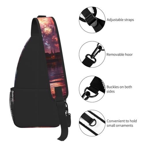 Morrales Crossbody Sling para Mujeres y Hombres miniatura 5