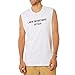 WINGZOO Workout Tank Tops for Men-Mens Lawn Enforcement Officer Motivational Saying Fitness Gym Racerback Sleeveless Shirts White