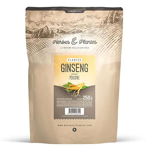 Poudre de Ginseng Rouge Panax 250 gr