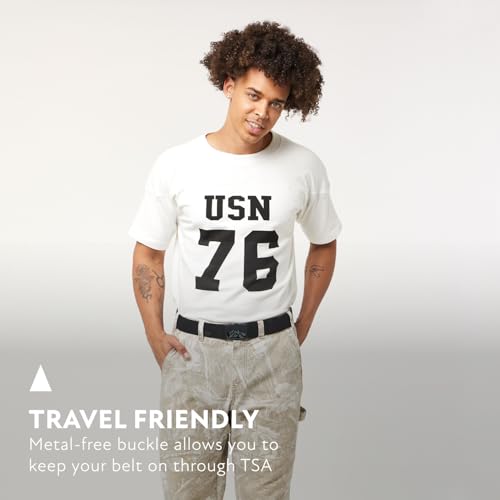 Image of Arcade Experience Unisex Belt, Heavy Duty Elastic Webbing, Non-Metal Travel Friendly Buckle