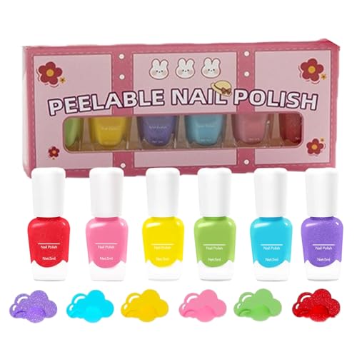 Vernis à ongles pour filles et salon à domicile avec kit de 6 pièces