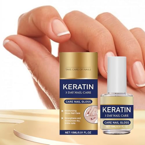 KNHYDWD Keratin Nail Care Oil, Keratin & Amino Acid Nail Oil, Quick Intensive Care for Dry & Brittle Nails, Fast Hydration & Repair (2 Pack)