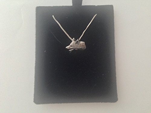 Pendentif renard en argent à porter au quotidien sur chaîne 40,6 cm