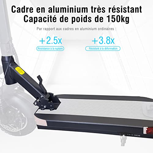 JOYOR Y6SS Trottinette Électrique 10' pour Adultes, 500W...