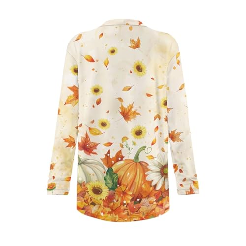 Image of Forchrinse Red Ladybug Cardigan for Women Causal Long Sleeve Open Front Cardigans Sweater Fashion 2024 Fall Coat with Pockets