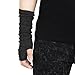 Unisex ZWS130 Elastic Knitted Warm Autumn and Winter Half Finger Fingerless Gloves