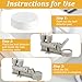30 Pcs Replacement Pads for Automatic & Mechanical Leak Detectors in Under Sink Reverse Osmosis Water Filtration Systems,Replacement Pads