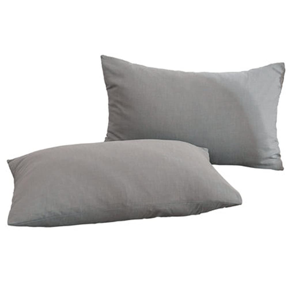 MFJGHU Minimalist Cotton Color Small Fresh Fashion Pillow Case Standard Size Household Bed Bedding(Style A)