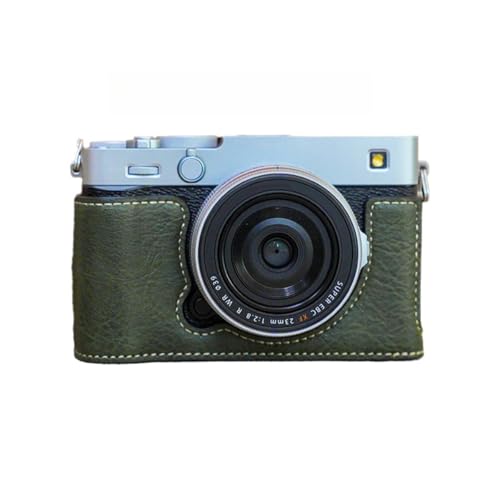 x-e5 �{�f�B ��p�{�g�� �J�����P�[�X �Ή� FUJIFILM Fuji �x�m X-E5 �ϐk �ϏՌ� �Ռ��z�� �����h�~ ��t�ȒP �d�r�����ł� ��p PU���U�[�P�[�X (�O���[��)