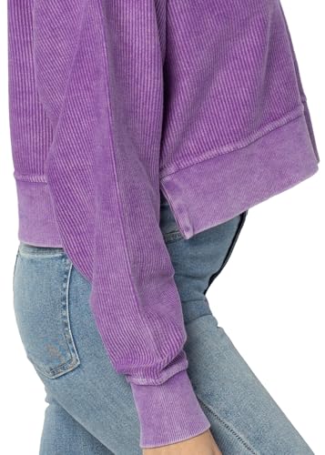 Image of chicka-d NCAA womens Corded Boxy Pullover