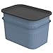 Produktbild Rotho Brisen 2er-Set Aufbewahrungsbox 4.5l mit Deckel, Kunststoff (PP recycelt), blau, 2x4.5l, (26,5 x 18,5 x 17,7 cm), 2