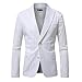 Mens Striped Suit Jacket Fashion Slim Fit Pinstripe Blazer Jackets Two Button Long Sleeve Business Casual Dress Coats Saco De Vestir para Hombre