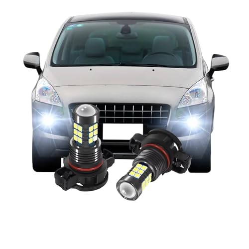 Ampoule LED antibrouillard voiture blanche Peugeot 3008 trajets hiver