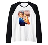 Rosie The Riveter USA flag