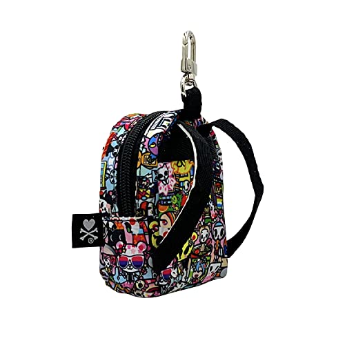 Tokidoki Kawaii Micro Backpack Keyring, Black, Small #TOP5