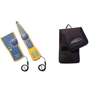 Fluke Networks MT-8200-60-KIT IntelliTone Pro 200 Toner and Probe Kit and MT-8202-05 IntelliTone Toner & Probe Soft Case bundle
