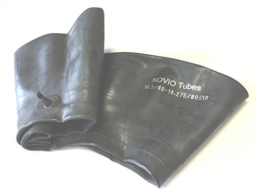 Novio Schlauch 10.5/80-18 mit geradem Ventil TR15 für Reifen 275/80-18 passend Baumaschinen, Traktor, Trecker, LKW-Anhänger, Unimog, Schlepper, AS, TOP Luftschlauch in Erstausrüster-Qualität