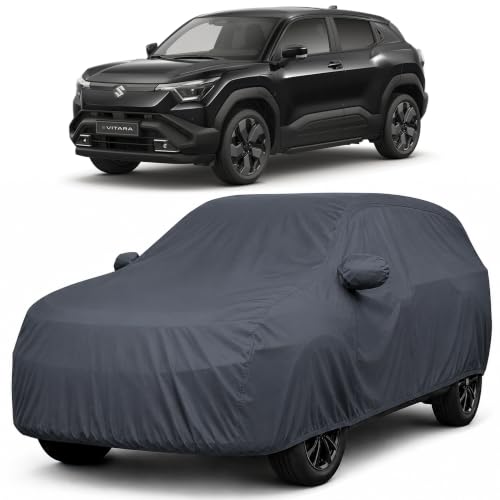 Image of Autofact Premium Car Cover for E Vitara 2026 | All Weather Waterproof Full Body Car Cover | Light-Weight Triple-Stitched Outdoor Shield with UV Protection, Dustproof & Heat-Resistant