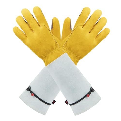 Guantes de jardín resistentes para malas hierbas y trabajos de paisajismo en el patio