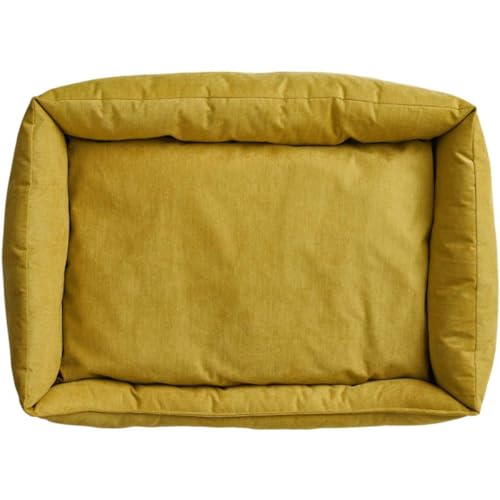 HUNTER EIBY Hundesofa, schmutzabweisend, Easy CLEAN-Technologie, pflegeleicht, M, gelb