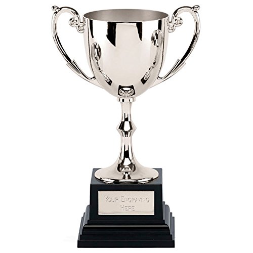 Trophée présentation cup nickel pour récompenser les vainqueurs de votre club de sport
