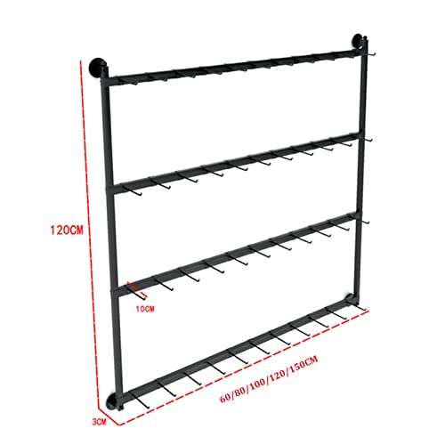 Expositor metálico de Pared - Estante Giratorio Que Ahorra Espacio para organizar Calcetines, Joyas, Pulseras, Anillos y Carteras - Vitrina Moderna de Accesorios para Tiendas minoristas - imagen 2