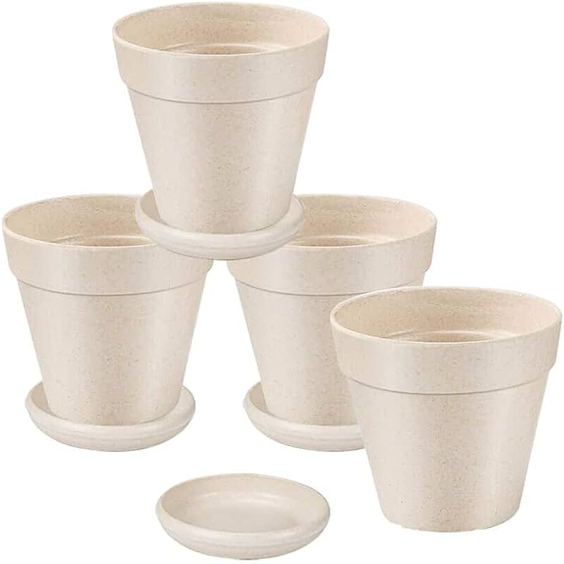 small plastic plant pots