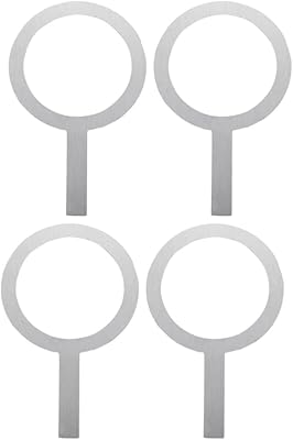 Cabilock Mug Cover 4pcs Baking Cup Rings Milk Coffee Cup Rim Covers Dessert Shop Accessories Metal Cup