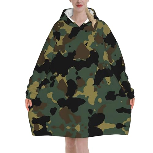 Couverture à capuche chaude en flanelle pour lutter contre le froid