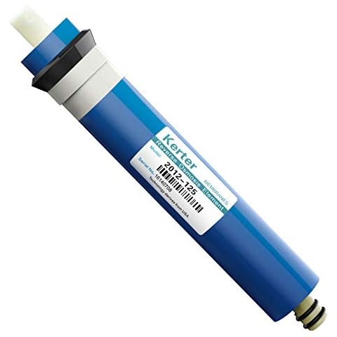 KERTER Universal Reverse Osmosis Membrane, 2012-125GPD RO Membrane Compatible Replacement for Home Water Purifier 125GPD Reverse Osmosis System Cover