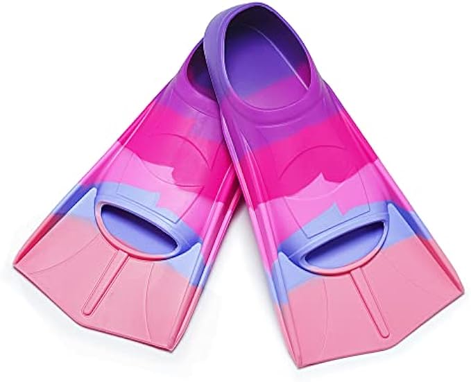 Snorkel Fins, Diving Fins Swim Fins Short Swim Flippers for Training