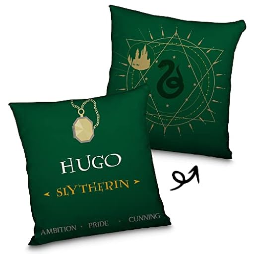 LolaPix Cojín Slytherin. Regalos Frikis Personalizados. Cojín Personalizado. Impresión 100% por Las Dos Caras. Relleno Incluido. Varios diseños y tamaños. Slytherin | Ya disponible en tu tienda friki favorita! En mundofriki.es!