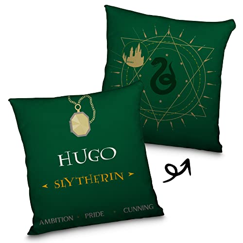 LolaPix Cojín Slytherin. Regalos Frikis Personalizados. Cojín